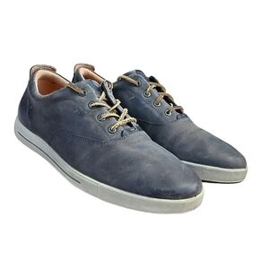 Ecco Eisner Nubuck Leather Size 45 EU US 11-11.5 dark Gray Shock Point Shoes